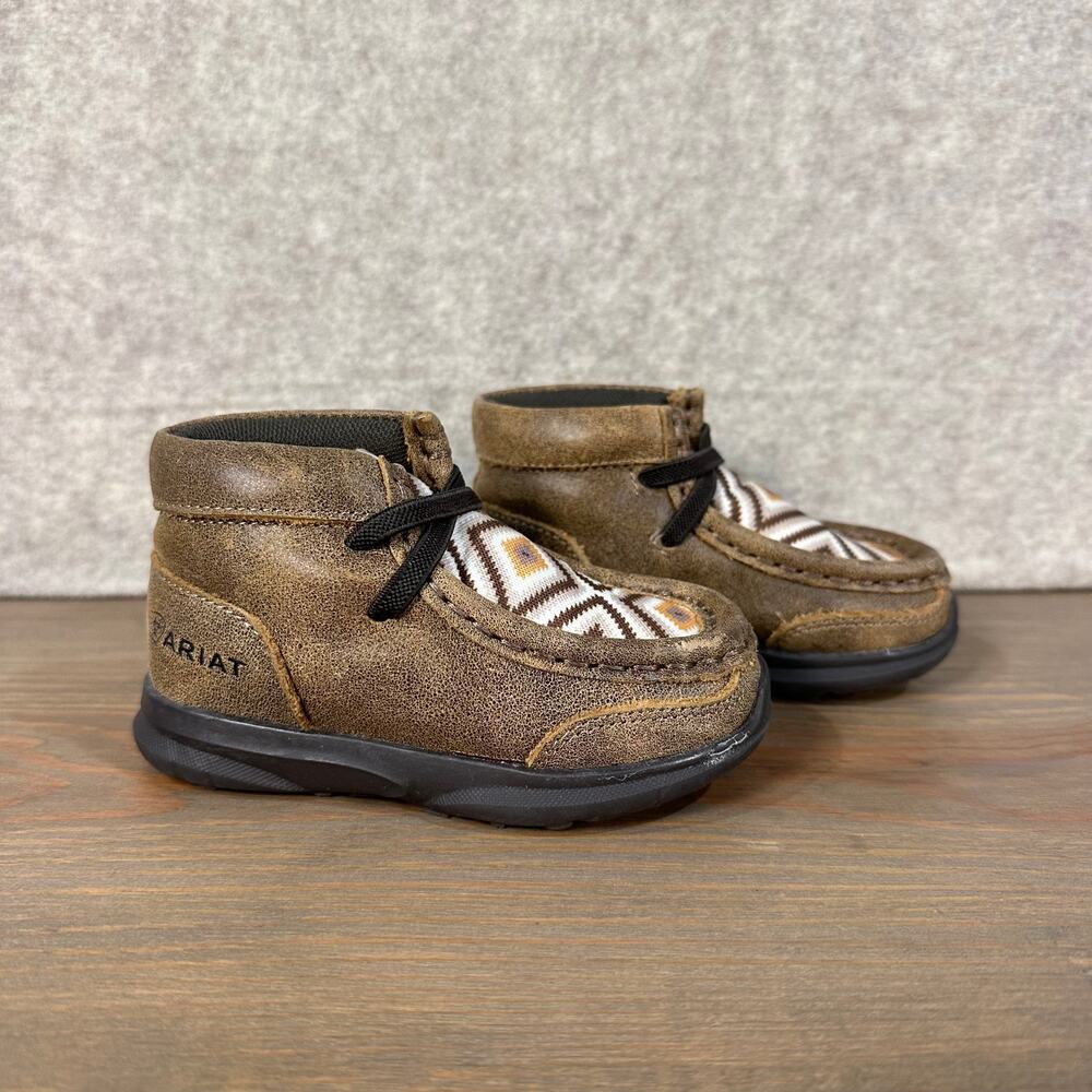 Ariat - Unisex Toddler Size 4 - Lil' Stomper Jamie Spitfire Shoes